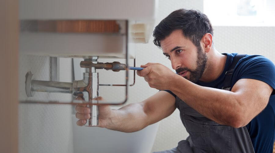 Tankless water heater installation in New Goshen, IN